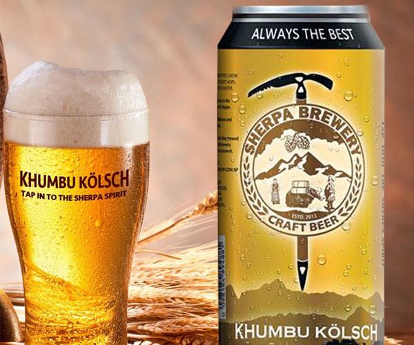Khumbu Kolsch Sherpa Craft Beer In Nepal