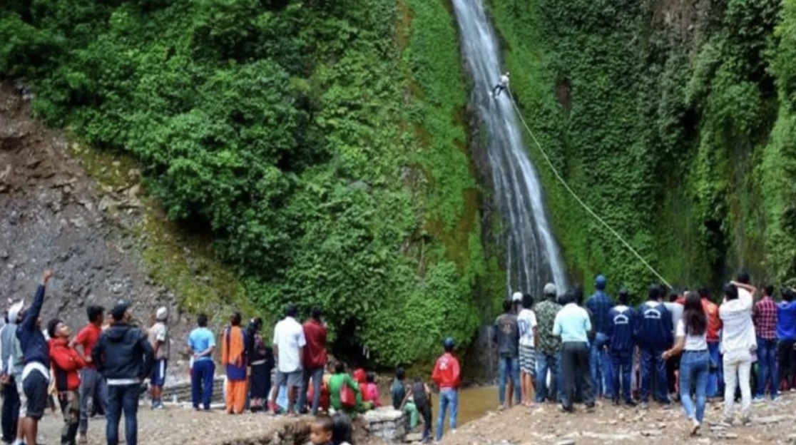 Waterfall in nepal